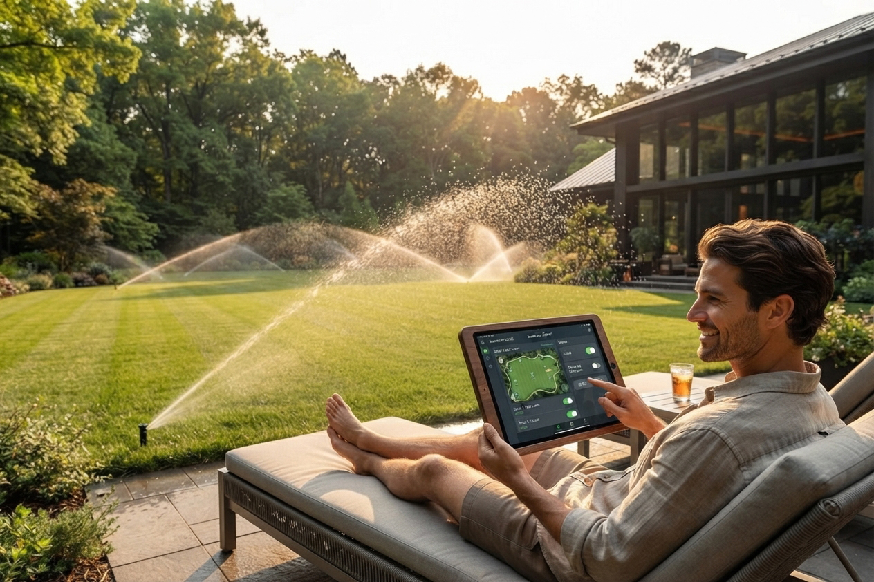 Smart irrigation system in Sterling Heights