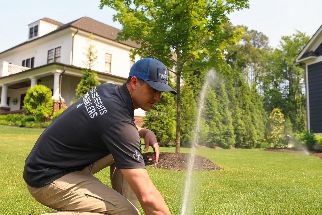 Sprinkler irrigation repair in Sterling Heights, Michigan